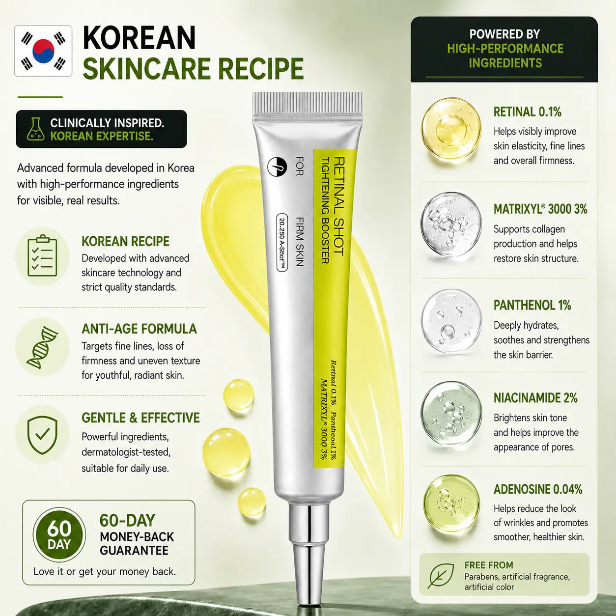 Korean Retinal Shot Tightening Booster